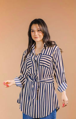 Picture of Trendy Long sleeve chemise