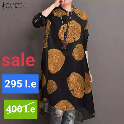 Picture of Long sleeve v neck chemise