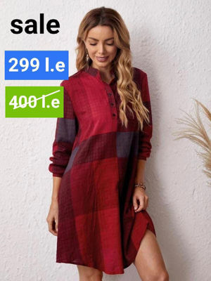 Picture of Long sleeve v neck chemise