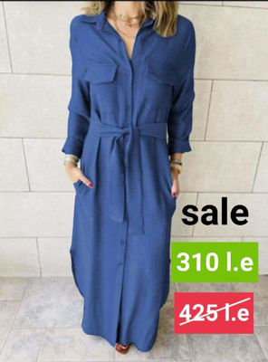 Picture of Trendy long sleeve dress