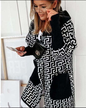 Picture of Soft wool black jacket