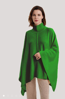 Picture of Green wool cape sweater