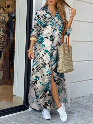 Picture of Long Sleeve Trendy Dress
