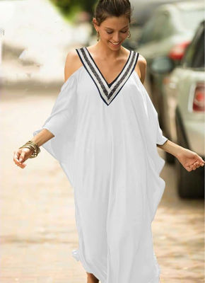Picture of Trendy V Neck Dress