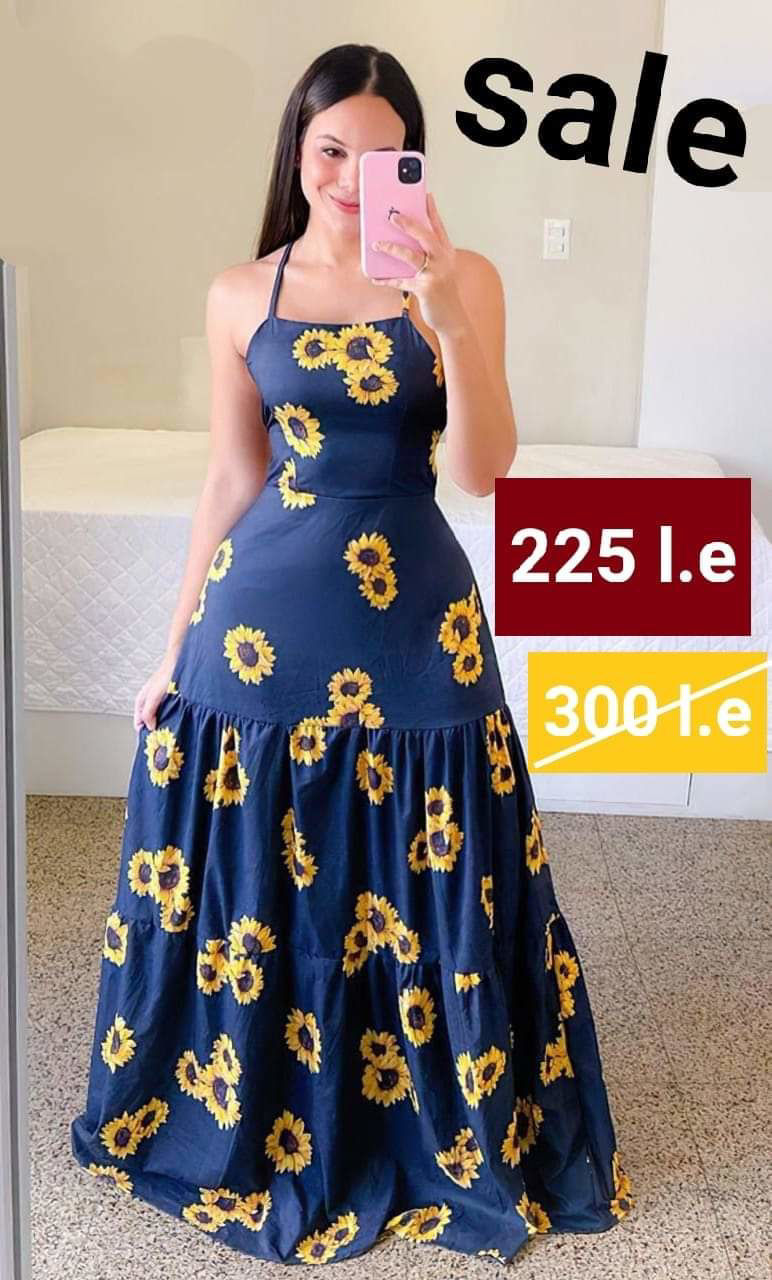 Picture of Sunflower blue dress