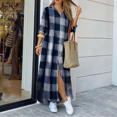 Picture of casual fashion blue dress