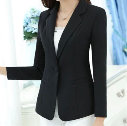 Picture of Lady's casual black blazer