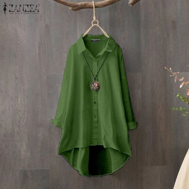 Picture of Spring  lady's New style casual green blouse