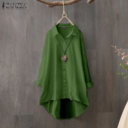 Picture of Spring  lady's New style casual green blouse