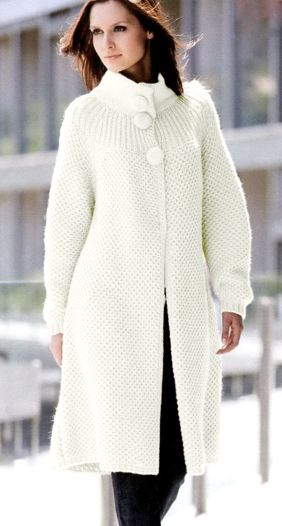 Picture of Off white  winter coat