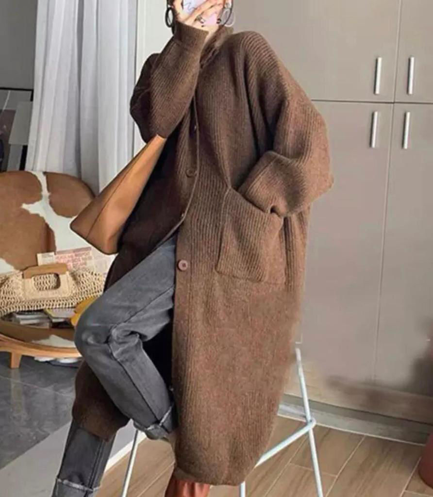 Picture of Long brown cardigan